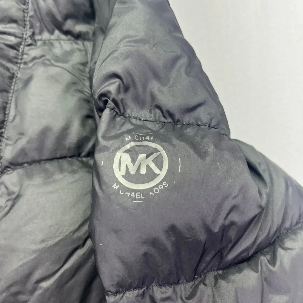 Michael Kors Packable Down Puffer Coat Hooded Lightweight Jacket‎ PS Boho Grunge